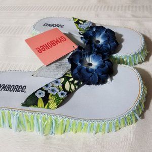 Gymboree Costa Rica size 12 girls summer shoes NWT